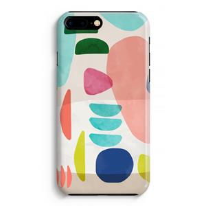 CaseCompany Bold Rounded Shapes: iPhone 8 Plus Volledig Geprint Hoesje