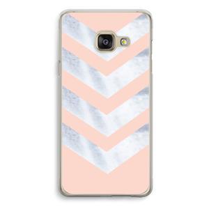 CaseCompany Marmeren pijlen: Samsung Galaxy A3 (2016) Transparant Hoesje