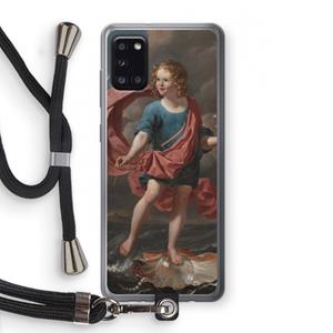 CaseCompany Soap Bubbles: Samsung Galaxy A31 Transparant Hoesje met koord