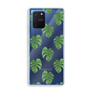 CaseCompany Monstera leaves: Samsung Galaxy Note 10 Lite Transparant Hoesje