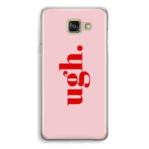 CaseCompany Ugh: Samsung Galaxy A5 (2016) Transparant Hoesje