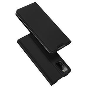 Slim bookcase hoes - Samsung Galaxy A02s - Zwart