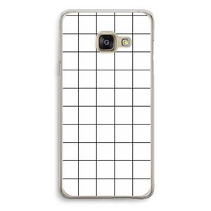 CaseCompany Rooster: Samsung Galaxy A3 (2016) Transparant Hoesje