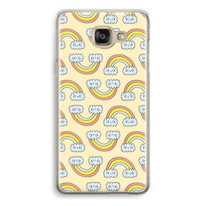 CaseCompany Regenboog: Samsung Galaxy A5 (2016) Transparant Hoesje