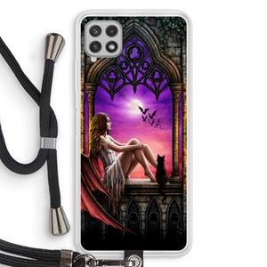 CaseCompany Kinderen van de nacht: Samsung Galaxy A22 4G Transparant Hoesje met koord