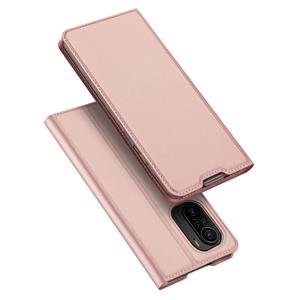 Dux Ducis Slim bookcase hoes - Xiaomi Poco F3 - Rose Goud