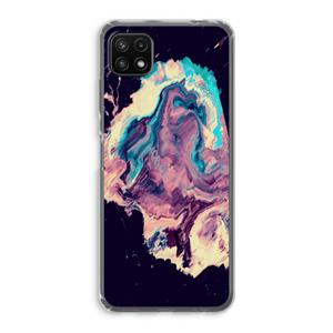 CaseCompany Cosmic Silence: Samsung Galaxy A22 5G Transparant Hoesje