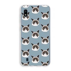 CaseCompany It's a Purrr Case: Samsung Galaxy A10 Transparant Hoesje