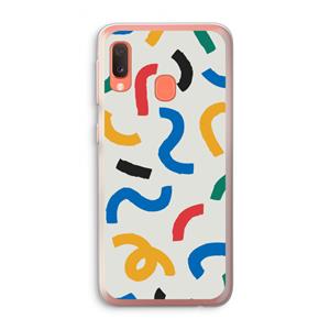 CaseCompany Illustratieve pop 2: Samsung Galaxy A20e Transparant Hoesje