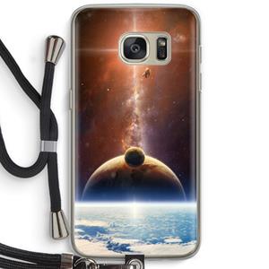 CaseCompany Omicron 2019: Samsung Galaxy S7 Transparant Hoesje met koord
