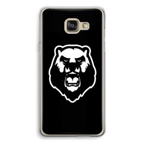 CaseCompany Angry Bear (black): Samsung Galaxy A5 (2016) Transparant Hoesje