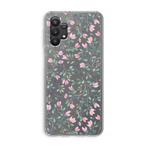 CaseCompany Sierlijke bloemen: Samsung Galaxy A32 5G Transparant Hoesje