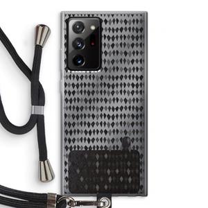 CaseCompany Crazy shapes: Samsung Galaxy Note 20 Ultra / Note 20 Ultra 5G Transparant Hoesje met koord