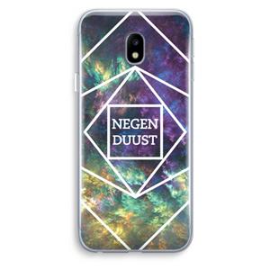 CaseCompany Negenduust ruimte: Samsung Galaxy J3 (2017) Transparant Hoesje