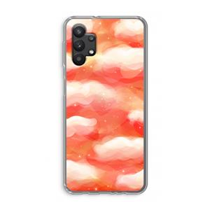 CaseCompany Lichte Wolken: Samsung Galaxy A32 5G Transparant Hoesje