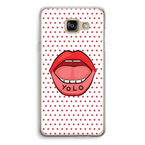 CaseCompany Yolo Denise: Samsung Galaxy A5 (2016) Transparant Hoesje