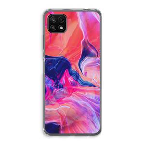 CaseCompany Earth And Ocean: Samsung Galaxy A22 5G Transparant Hoesje