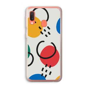 CaseCompany Illustratieve pop 3: Samsung Galaxy A20e Transparant Hoesje