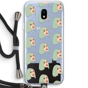 CaseCompany King Kylie: Samsung Galaxy J3 (2017) Transparant Hoesje met koord