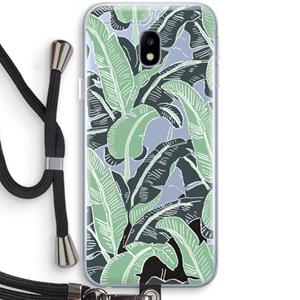 CaseCompany This Sh*t Is Bananas: Samsung Galaxy J3 (2017) Transparant Hoesje met koord