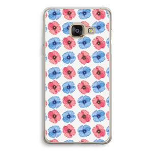 CaseCompany Klaproosjes: Samsung Galaxy A3 (2016) Transparant Hoesje