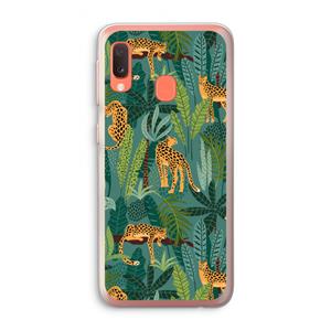 CaseCompany Luipaard 2: Samsung Galaxy A20e Transparant Hoesje