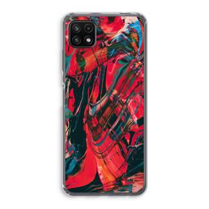CaseCompany Endless Descent: Samsung Galaxy A22 5G Transparant Hoesje