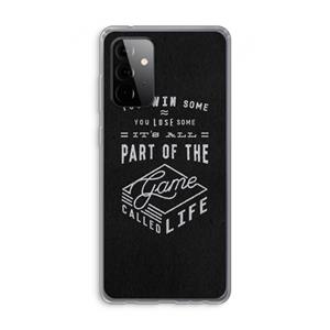CaseCompany Life: Samsung Galaxy A72 Transparant Hoesje