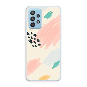 CaseCompany Sunday Chillings: Samsung Galaxy A73 Transparant Hoesje