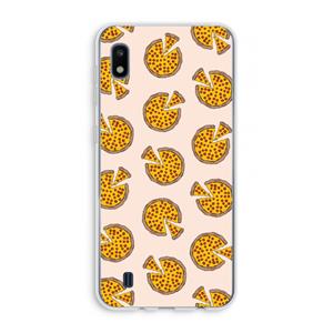 CaseCompany You Had Me At Pizza: Samsung Galaxy A10 Transparant Hoesje
