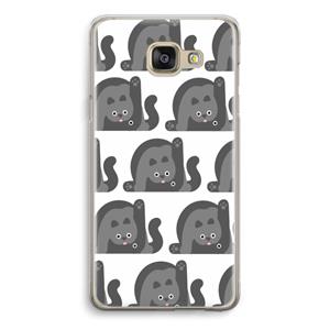 CaseCompany Cats: Samsung Galaxy A5 (2016) Transparant Hoesje