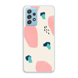 CaseCompany Monday Surprise: Samsung Galaxy A73 Transparant Hoesje