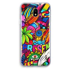 CaseCompany Represent: Samsung Galaxy J3 (2017) Transparant Hoesje