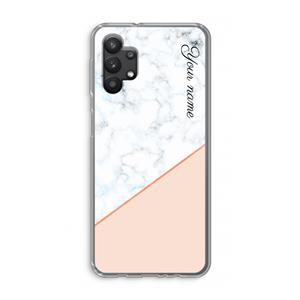 CaseCompany Marmer in stijl: Samsung Galaxy A32 5G Transparant Hoesje