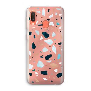 CaseCompany Terrazzo N°13: Samsung Galaxy A20e Transparant Hoesje