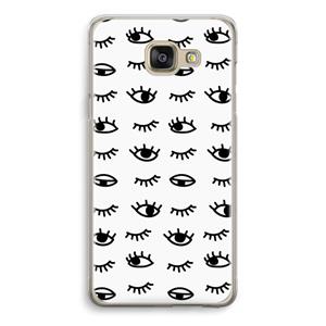 CaseCompany Eye pattern #2: Samsung Galaxy A5 (2016) Transparant Hoesje