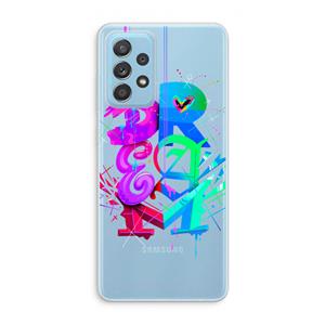 CaseCompany Dream: Samsung Galaxy A73 Transparant Hoesje