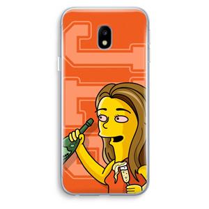 CaseCompany Jamie Lee Simpson: Samsung Galaxy J3 (2017) Transparant Hoesje
