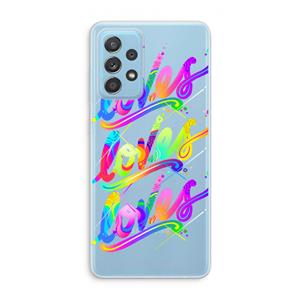 CaseCompany Loves: Samsung Galaxy A73 Transparant Hoesje