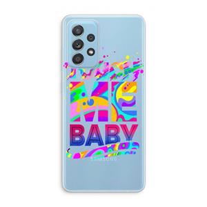 CaseCompany Touch Me: Samsung Galaxy A73 Transparant Hoesje