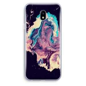 CaseCompany Cosmic Silence: Samsung Galaxy J3 (2017) Transparant Hoesje