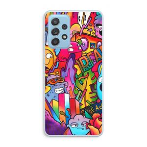 CaseCompany Dreams: Samsung Galaxy A73 Transparant Hoesje