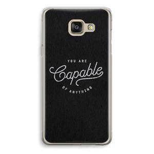 CaseCompany Capable: Samsung Galaxy A5 (2016) Transparant Hoesje