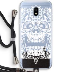 CaseCompany Seek & Destroy: Samsung Galaxy J3 (2017) Transparant Hoesje met koord