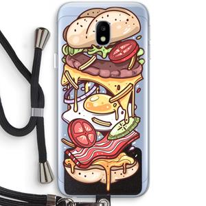 CaseCompany Diet Coke Please: Samsung Galaxy J3 (2017) Transparant Hoesje met koord