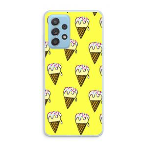 CaseCompany Isjes: Samsung Galaxy A73 Transparant Hoesje