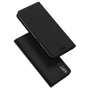 Dux Ducis pro serie - slim wallet hoes - Sony Xperia 10 II - Zwart