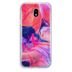 CaseCompany Earth And Ocean: Samsung Galaxy J3 (2017) Transparant Hoesje