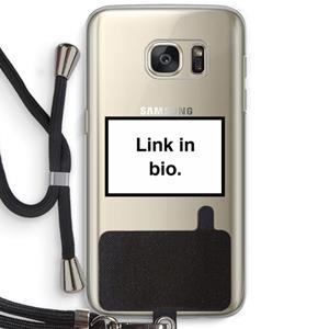 CaseCompany Link in bio: Samsung Galaxy S7 Transparant Hoesje met koord
