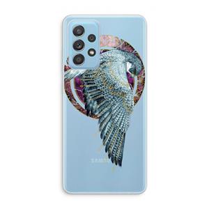 CaseCompany Golden Falcon: Samsung Galaxy A73 Transparant Hoesje